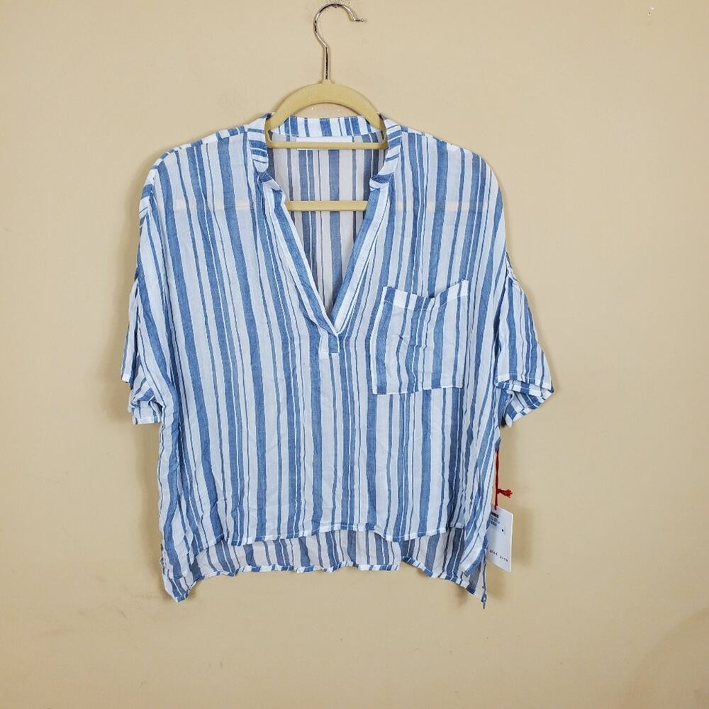 The Good Jane Stella Henley Top Size S